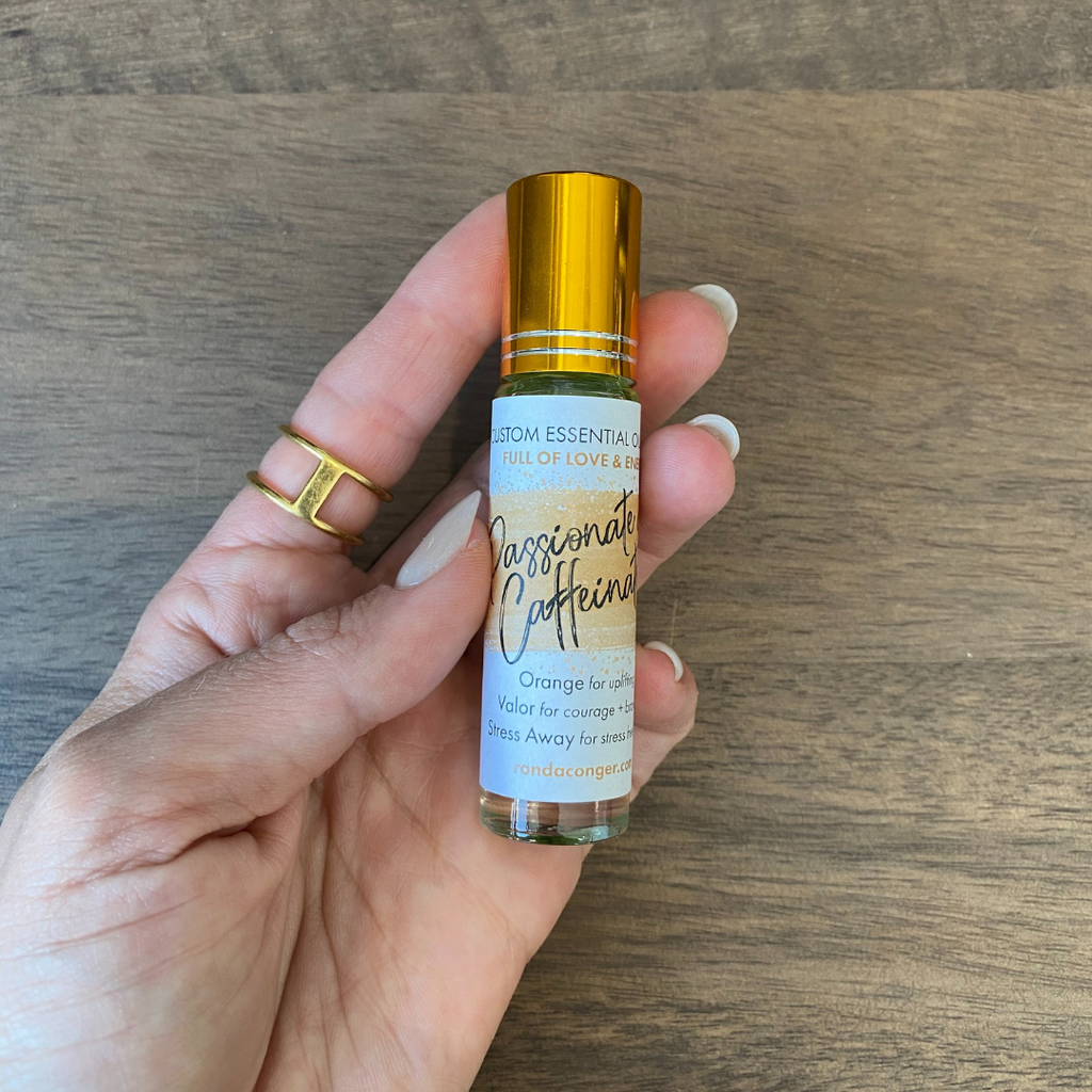 Passionate & Caffeinated Essential Oil Roller Ball