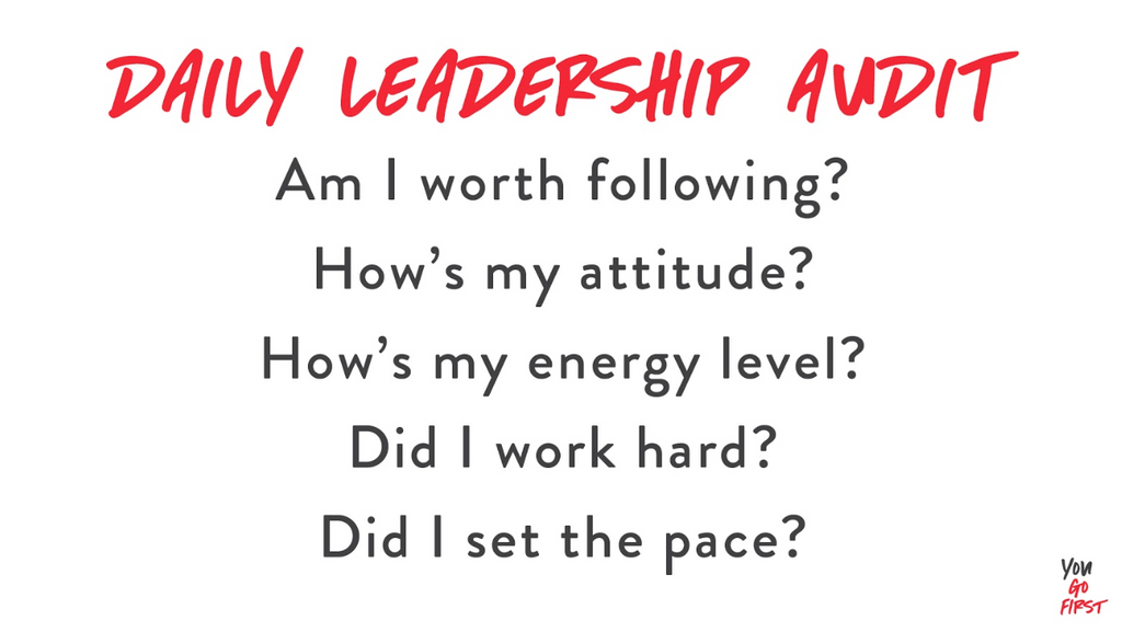 Daily Leadership Audit
